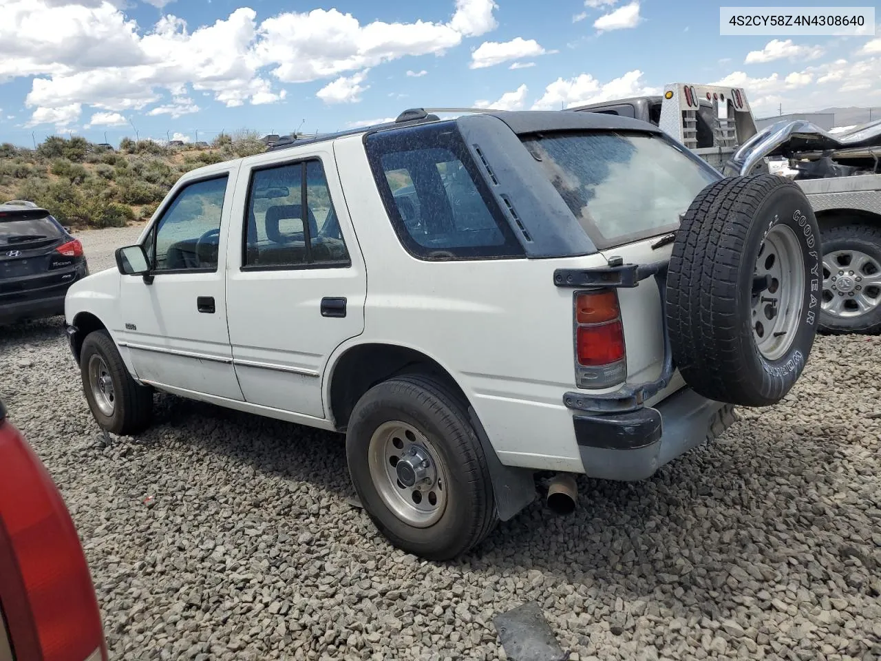 1992 Isuzu Rodeo S VIN: 4S2CY58Z4N4308640 Lot: 70823954