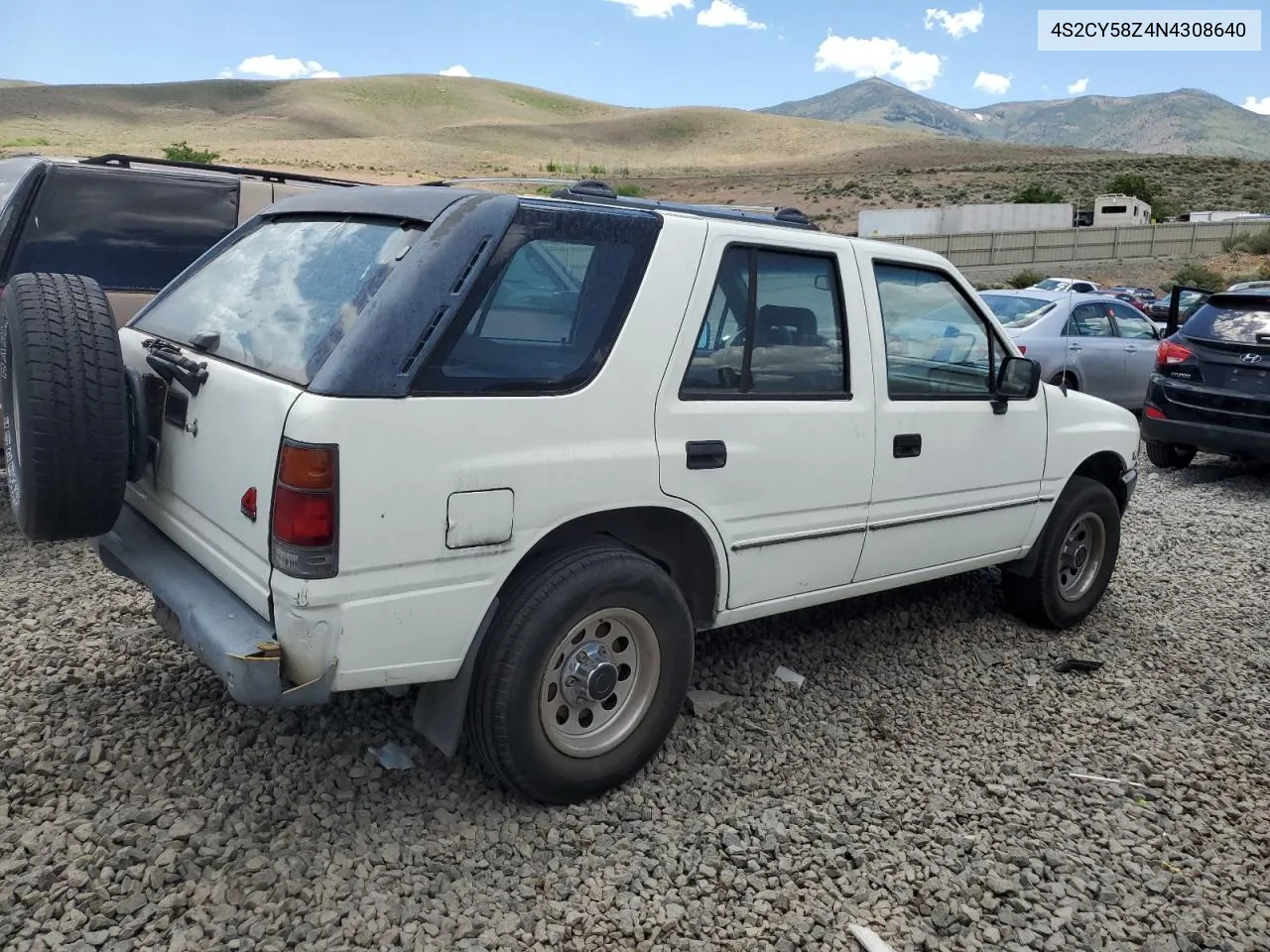 1992 Isuzu Rodeo S VIN: 4S2CY58Z4N4308640 Lot: 70823954