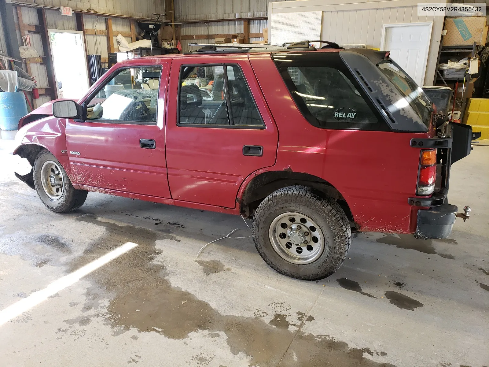 1994 Isuzu Rodeo S VIN: 4S2CY58V2R4356432 Lot: 60352494