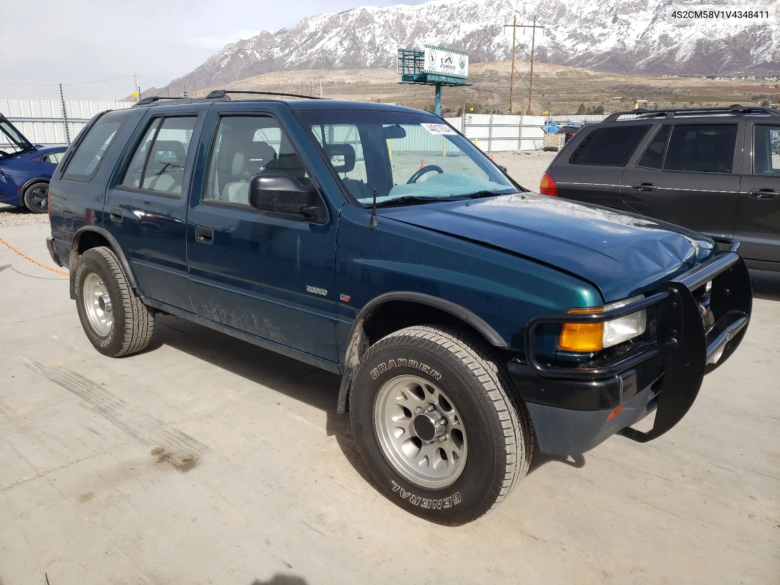 1997 Isuzu Rodeo S VIN: 4S2CM58V1V4348411 Lot: 44017834