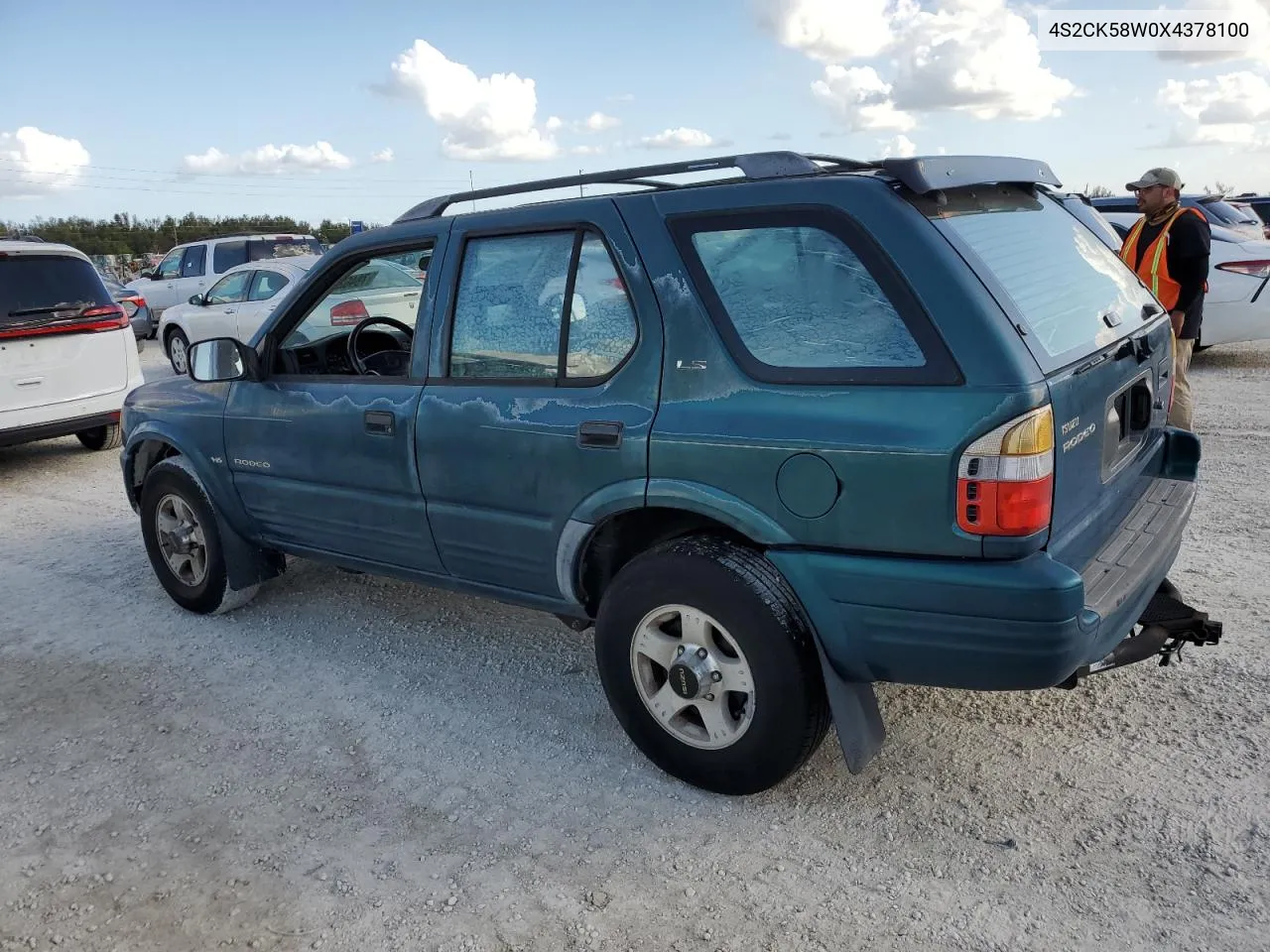 1999 Isuzu Rodeo S VIN: 4S2CK58W0X4378100 Lot: 78462184