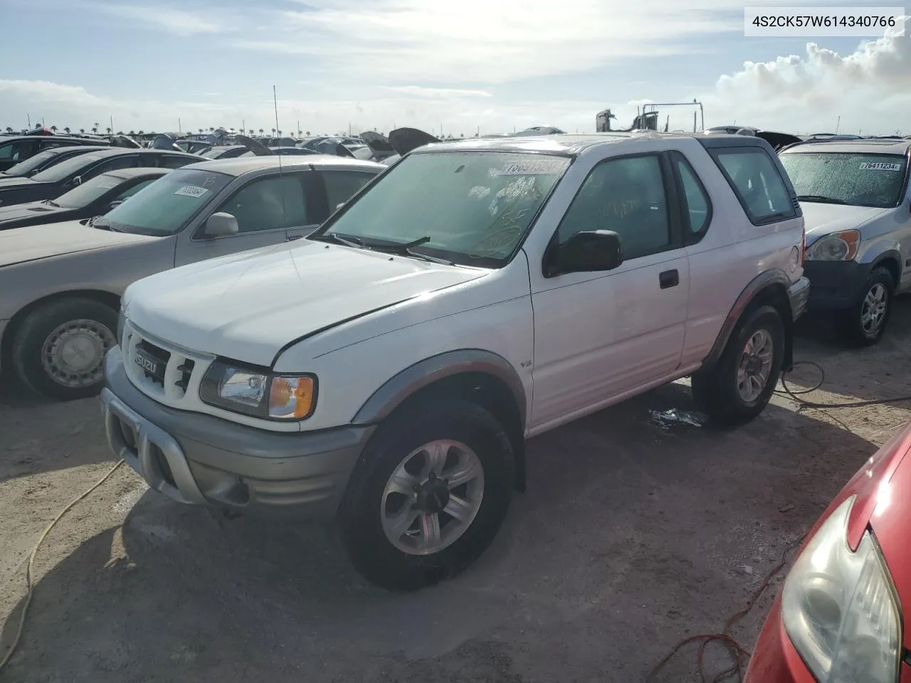 2001 Isuzu Rodeo Sport VIN: 4S2CK57W614340766 Lot: 73891524