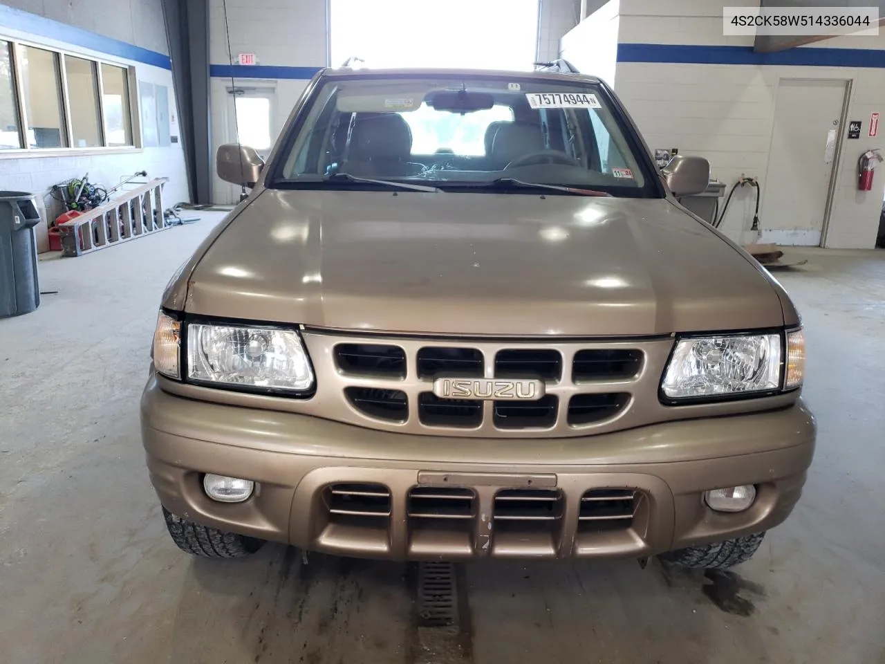 2001 Isuzu Rodeo S VIN: 4S2CK58W514336044 Lot: 75774944