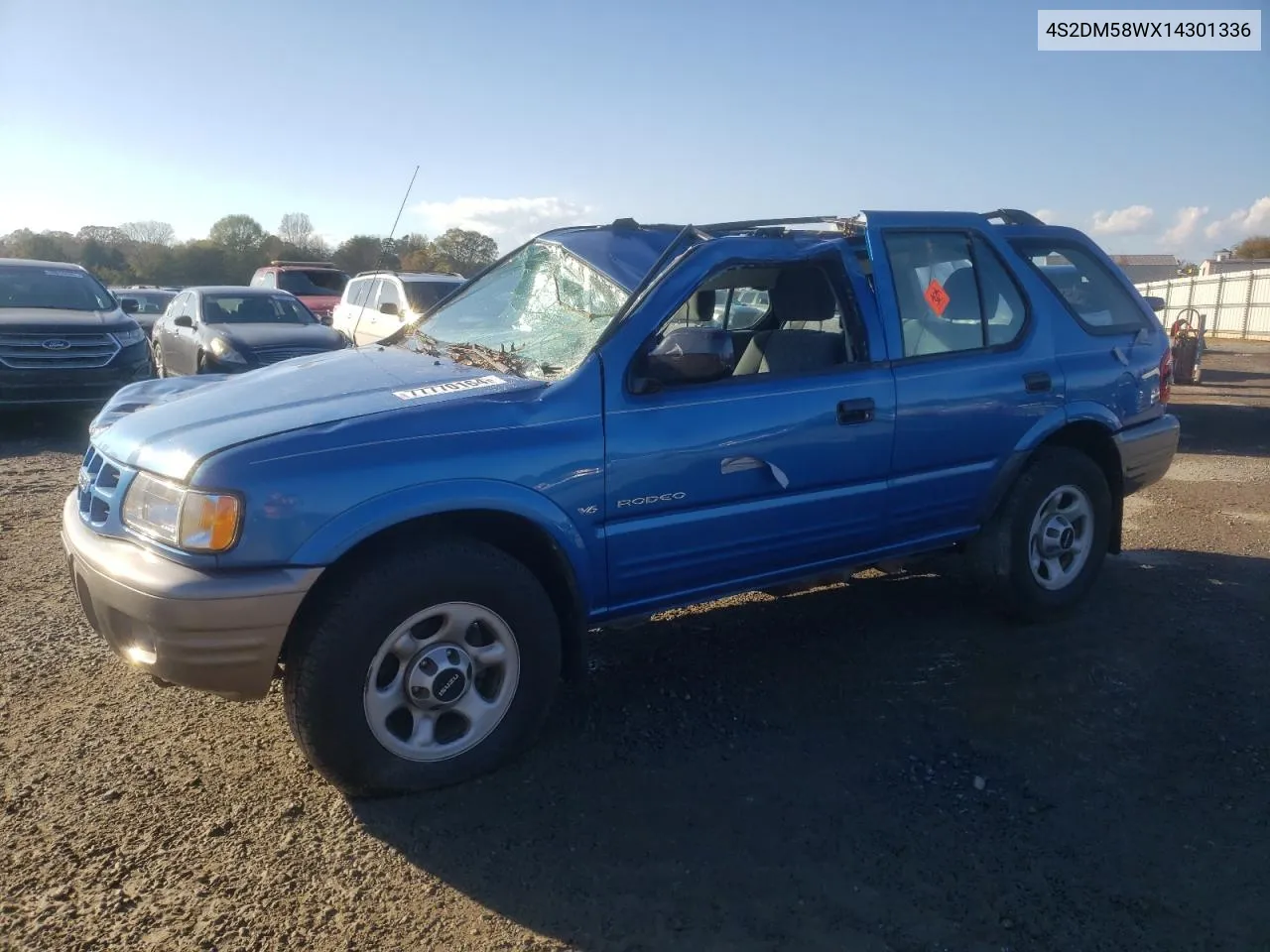 2001 Isuzu Rodeo S VIN: 4S2DM58WX14301336 Lot: 77770164