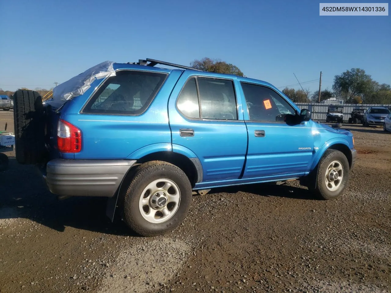 2001 Isuzu Rodeo S VIN: 4S2DM58WX14301336 Lot: 77770164