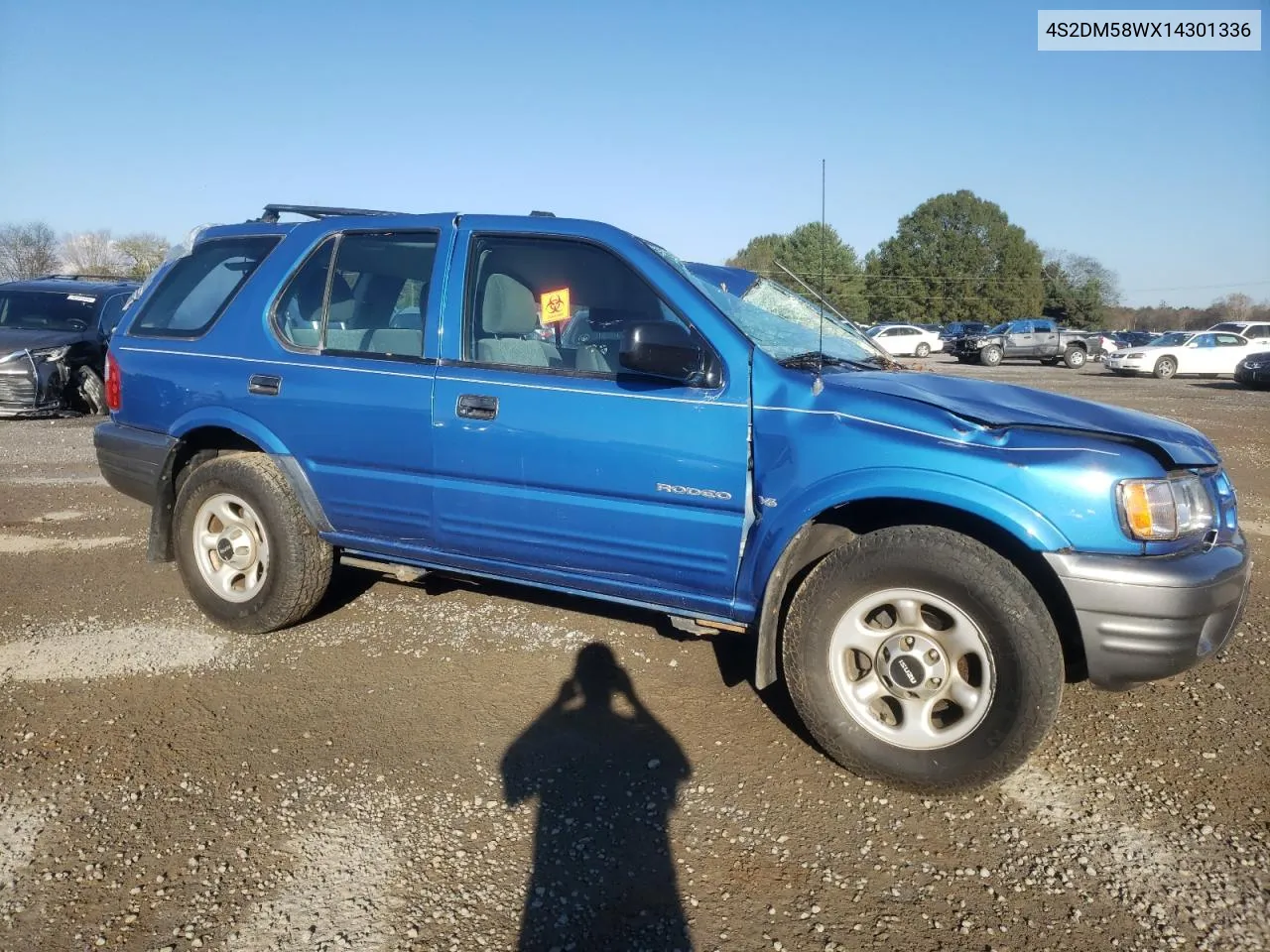 2001 Isuzu Rodeo S VIN: 4S2DM58WX14301336 Lot: 77770164