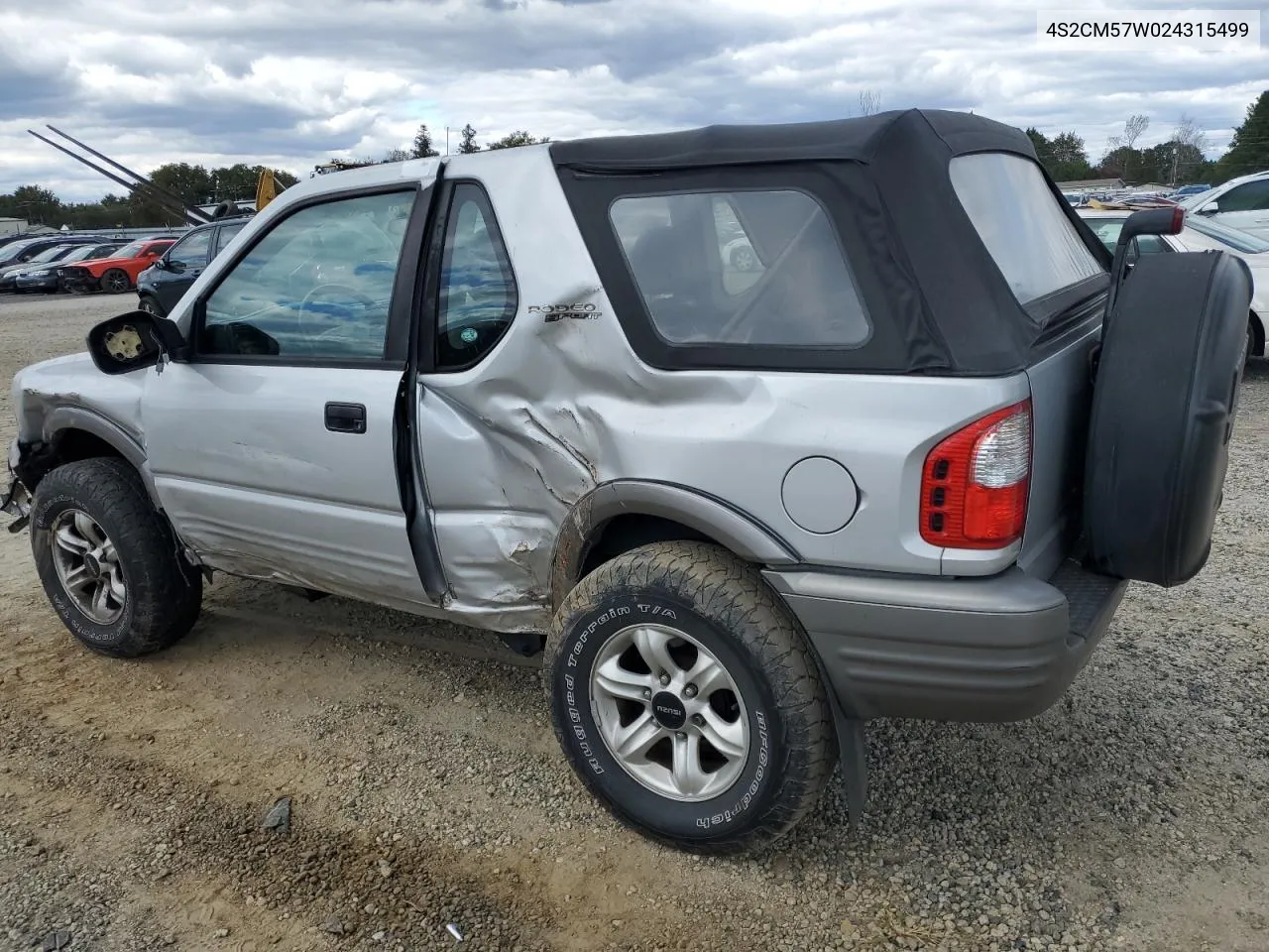 2002 Isuzu Rodeo Sport VIN: 4S2CM57W024315499 Lot: 75885194