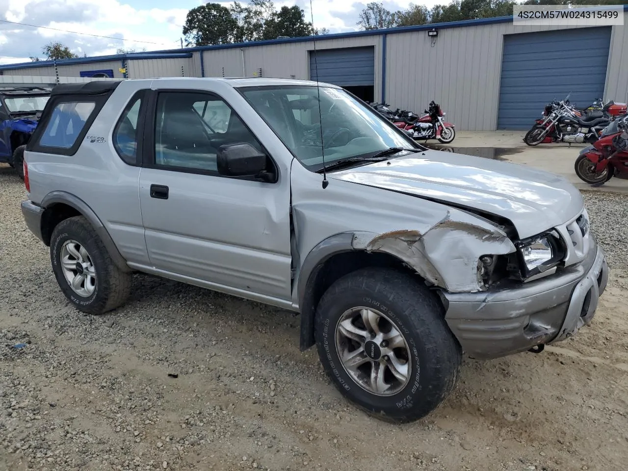 2002 Isuzu Rodeo Sport VIN: 4S2CM57W024315499 Lot: 75885194