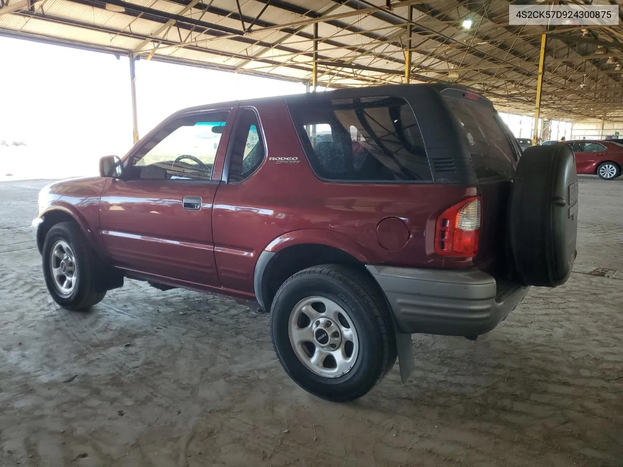 2002 Isuzu Rodeo Sport VIN: 4S2CK57D924300875 Lot: 76639584