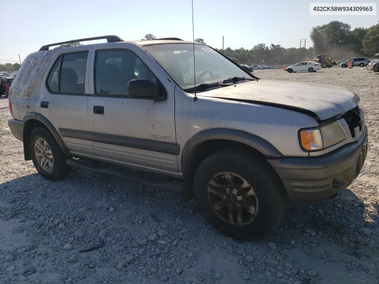 2003 Isuzu Rodeo S VIN: 4S2CK58W934309965 Lot: 69361794