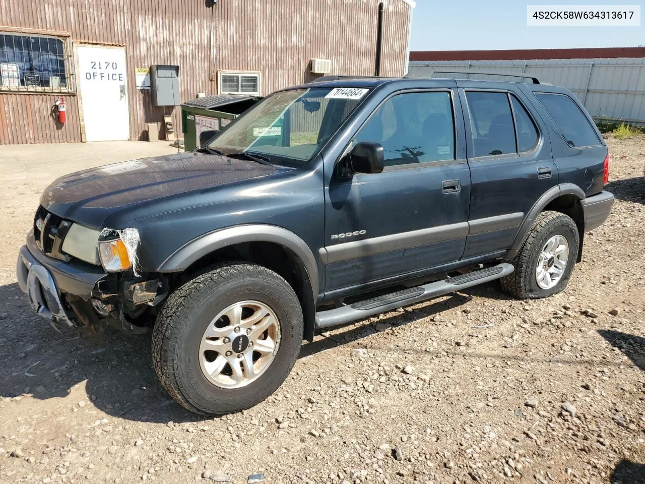 2003 Isuzu Rodeo S VIN: 4S2CK58W634313617 Lot: 70144664