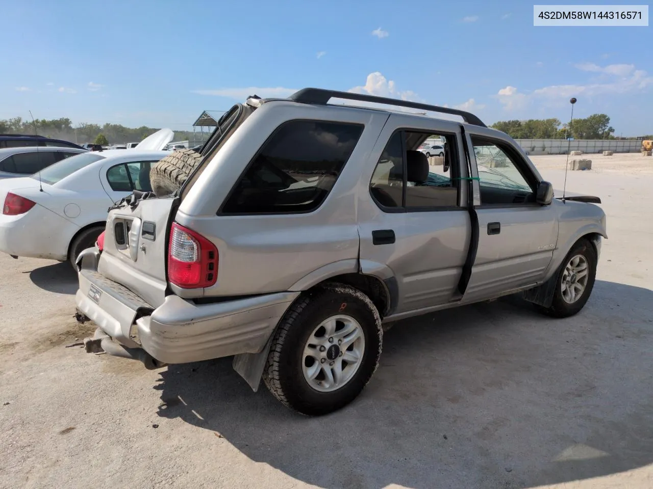 2004 Isuzu Rodeo S VIN: 4S2DM58W144316571 Lot: 72086554