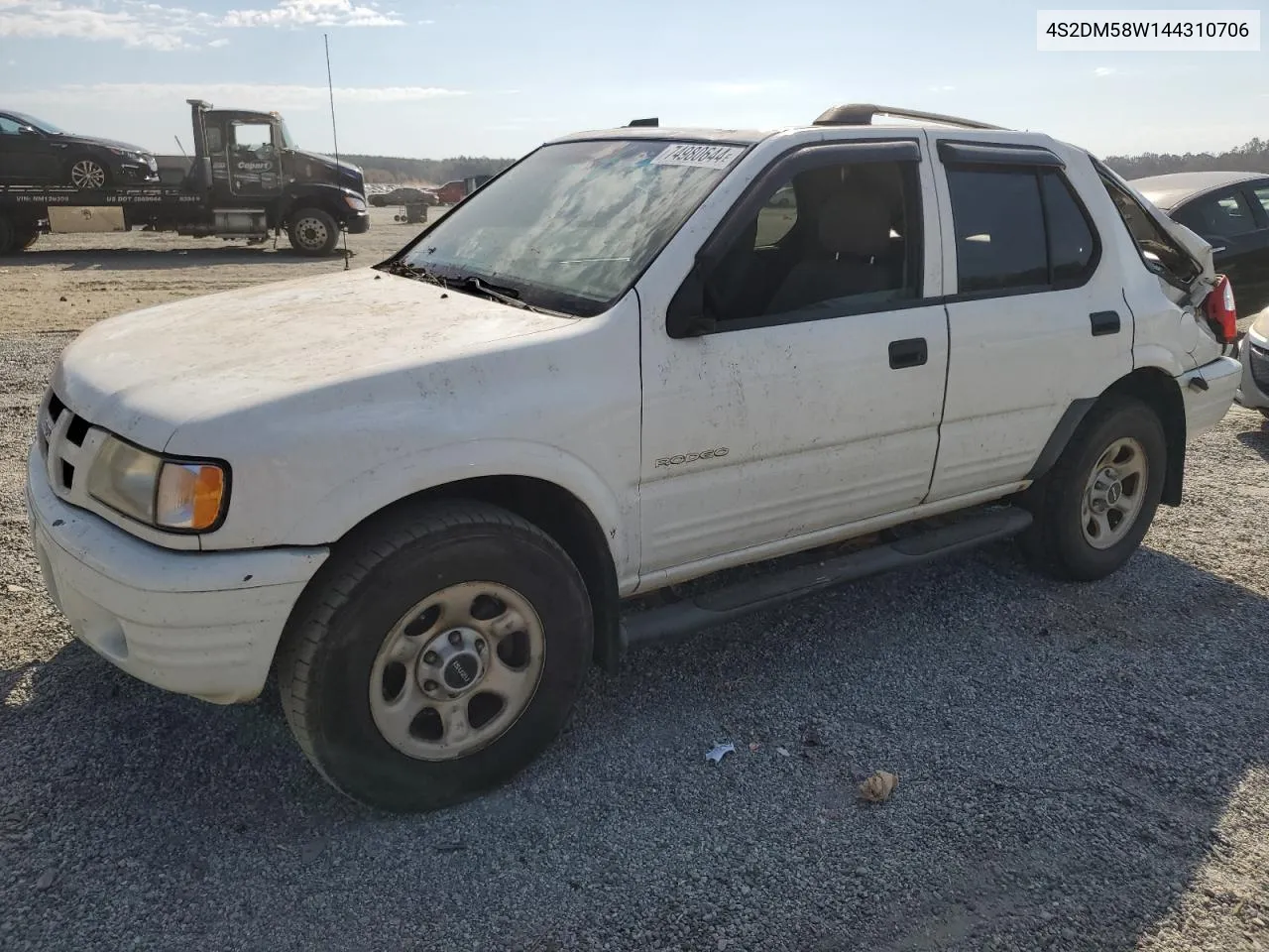 2004 Isuzu Rodeo S VIN: 4S2DM58W144310706 Lot: 74980644