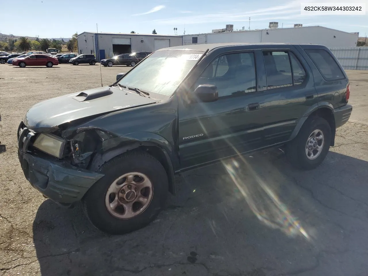 2004 Isuzu Rodeo S VIN: 4S2CK58W344303242 Lot: 75339714