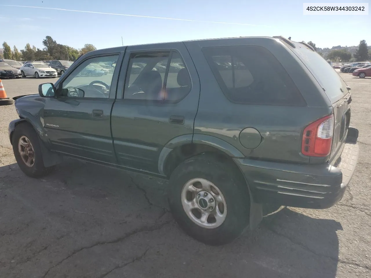 2004 Isuzu Rodeo S VIN: 4S2CK58W344303242 Lot: 75339714