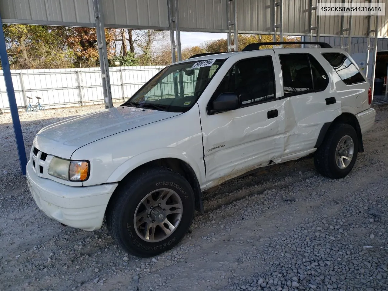 2004 Isuzu Rodeo S VIN: 4S2CK58W544316686 Lot: 79701894