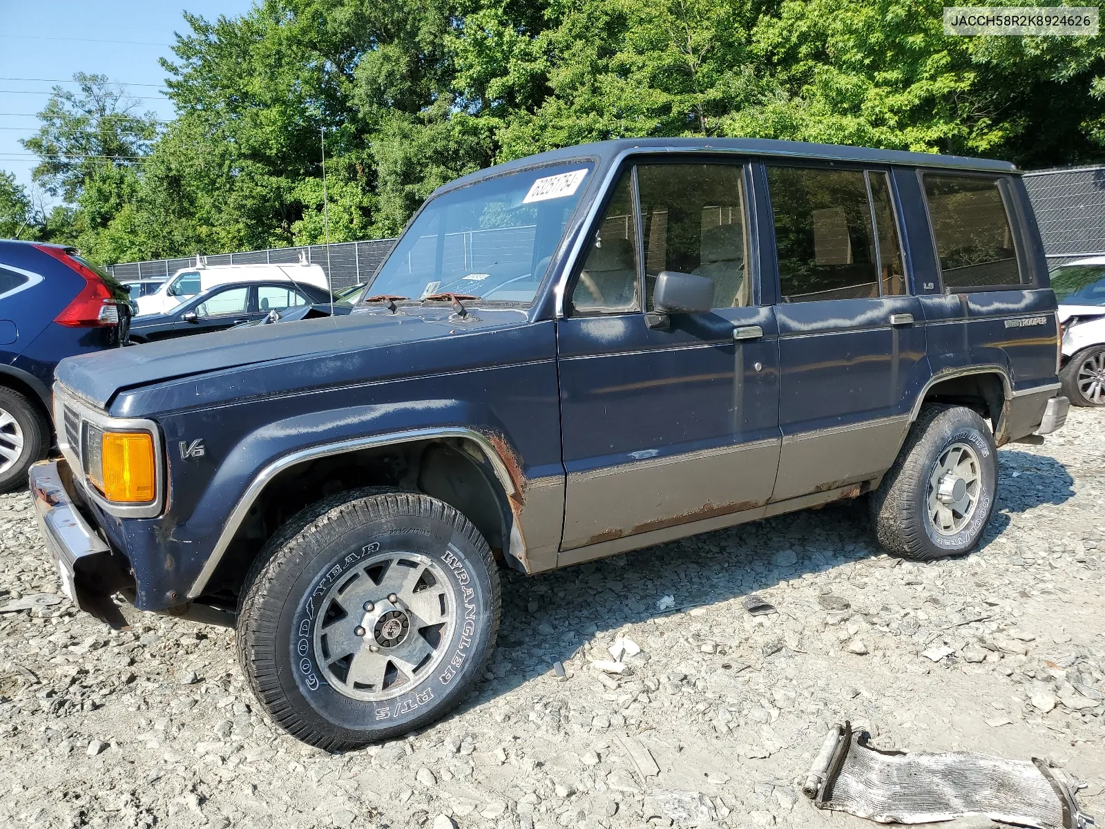 1989 Isuzu Trooper Ii VIN: JACCH58R2K8924626 Lot: 63251754