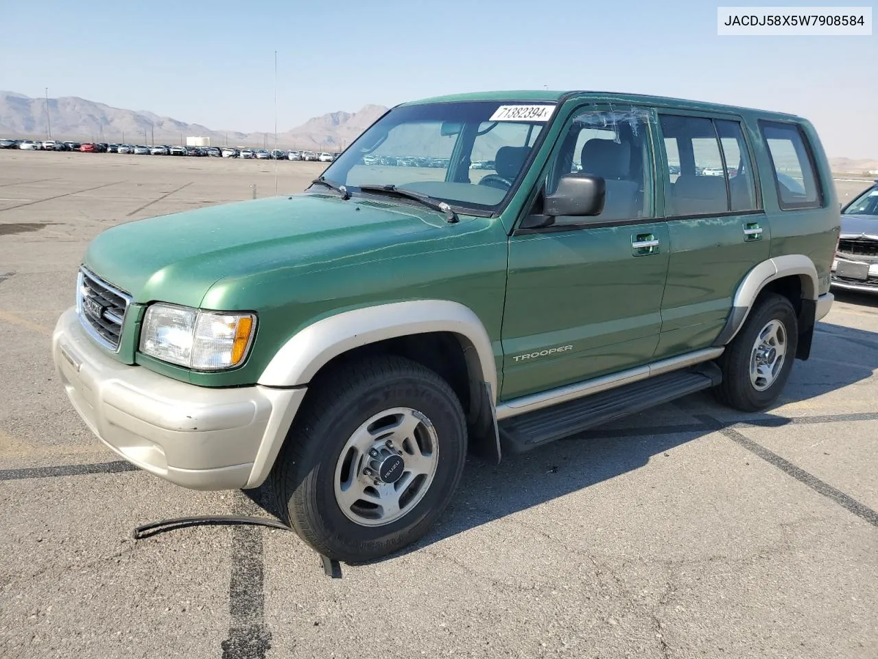 1998 Isuzu Trooper S VIN: JACDJ58X5W7908584 Lot: 71382394