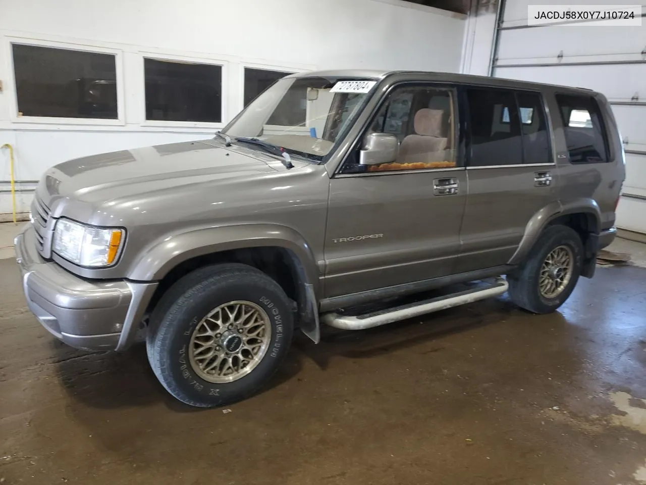 2000 Isuzu Trooper S VIN: JACDJ58X0Y7J10724 Lot: 72787804