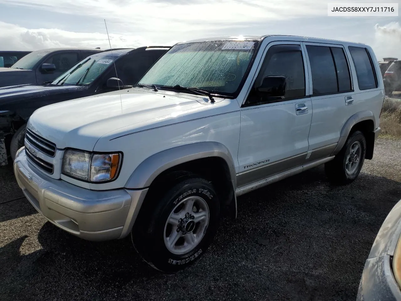 2000 Isuzu Trooper S VIN: JACDS58XXY7J11716 Lot: 76685304