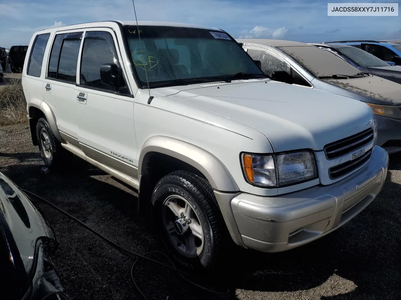 2000 Isuzu Trooper S VIN: JACDS58XXY7J11716 Lot: 76685304