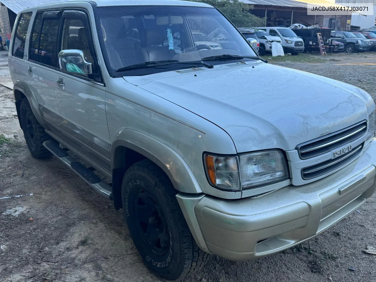 2001 Isuzu Trooper S VIN: JACDJ58X417J03071 Lot: 77033444