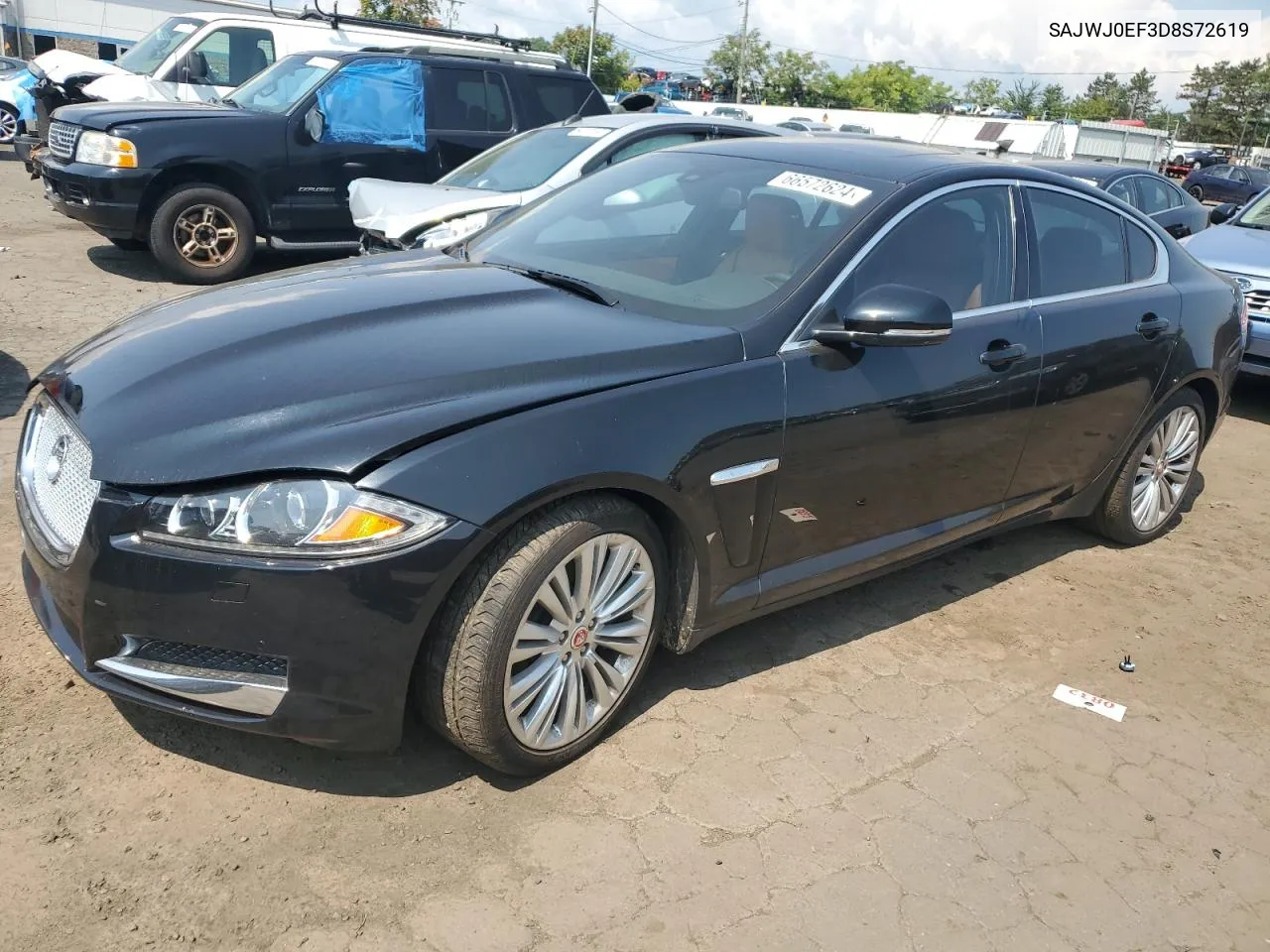 2013 Jaguar Xf VIN: SAJWJ0EF3D8S72619 Lot: 66572624