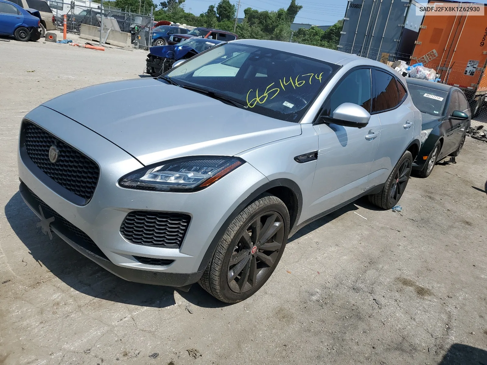 2019 Jaguar E-Pace S VIN: SADFJ2FX8K1Z62930 Lot: 66514674