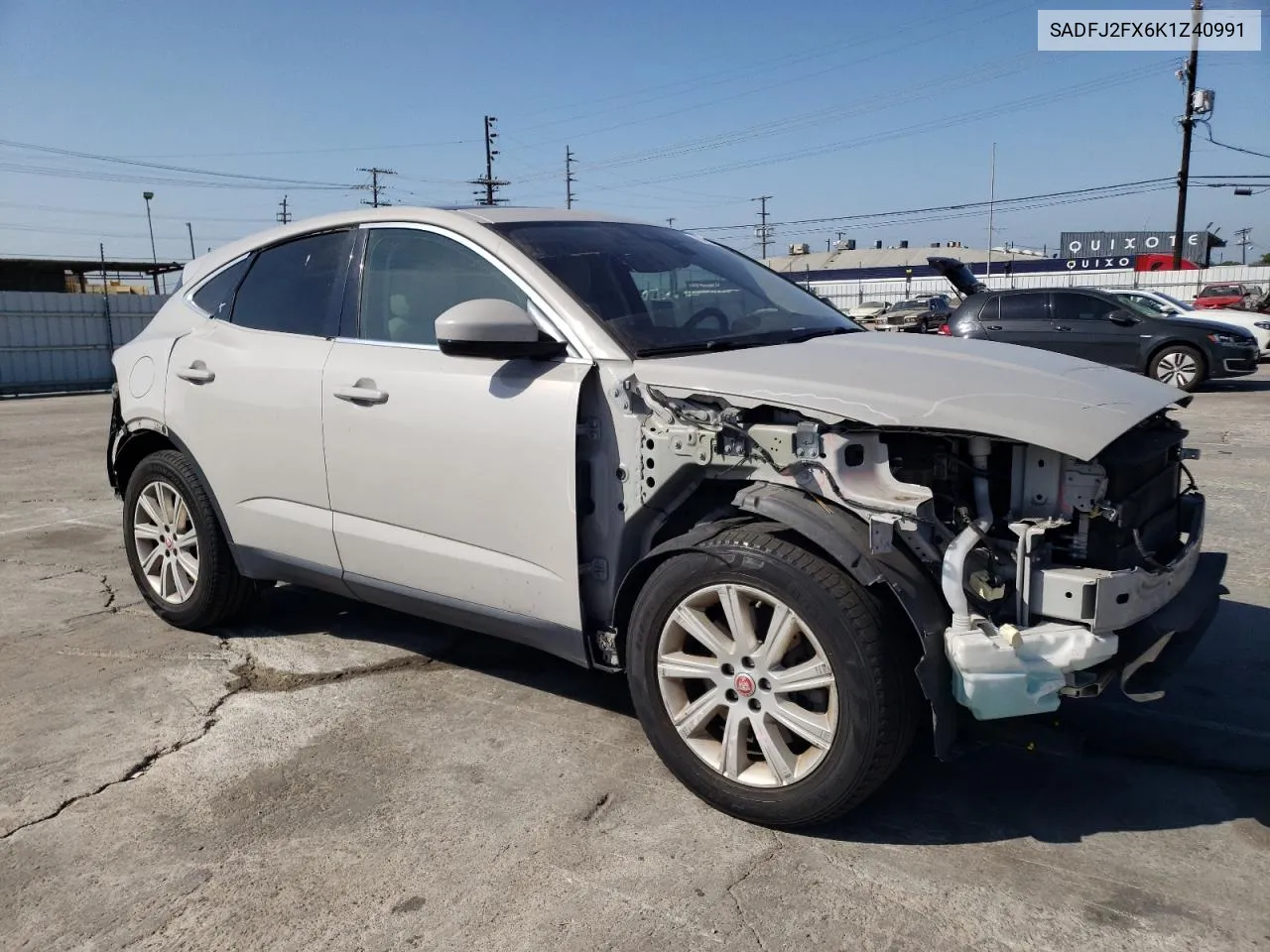 2019 Jaguar E-Pace S VIN: SADFJ2FX6K1Z40991 Lot: 61281094