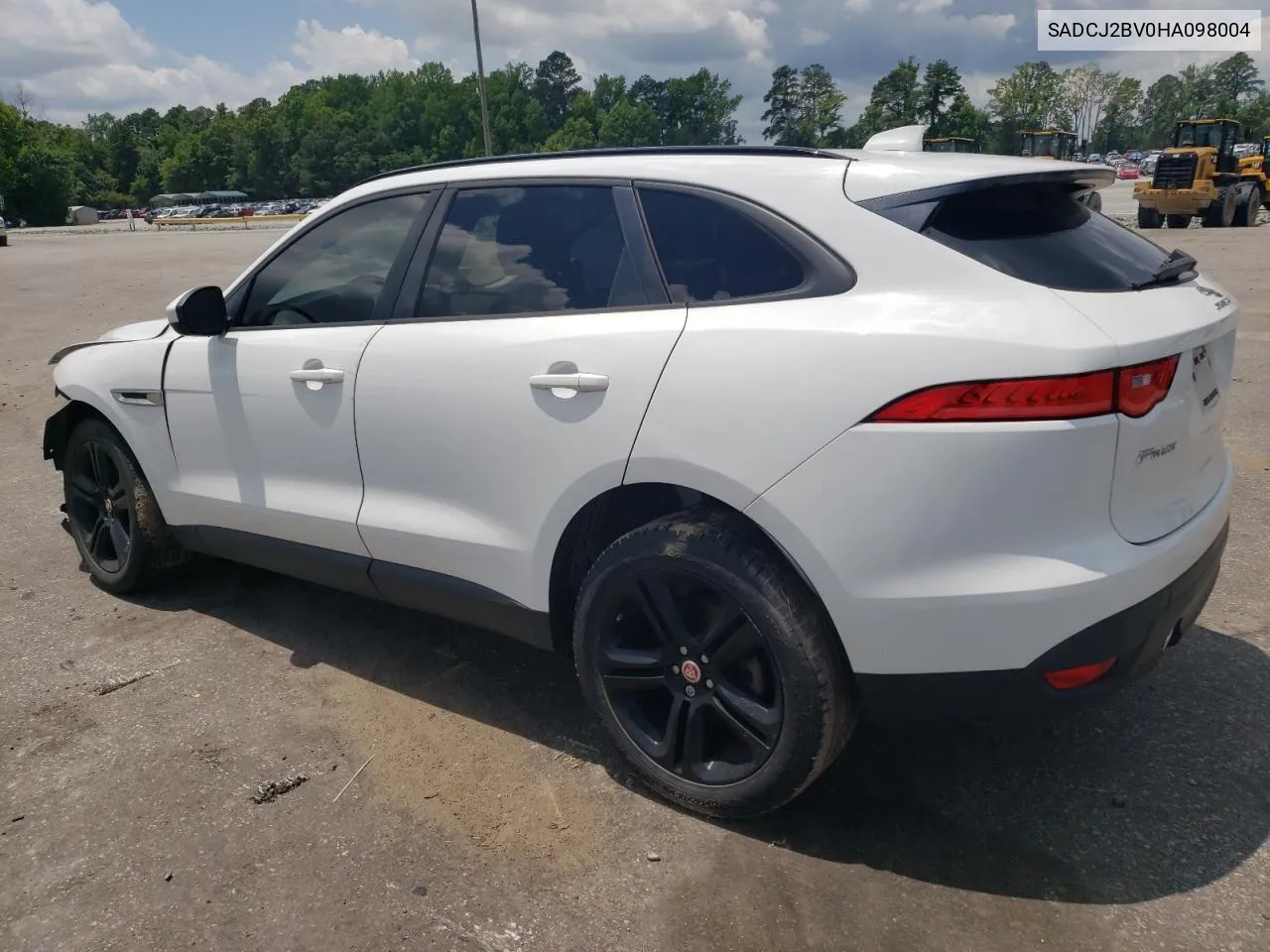 2017 Jaguar F-Pace Premium VIN: SADCJ2BV0HA098004 Lot: 57611754