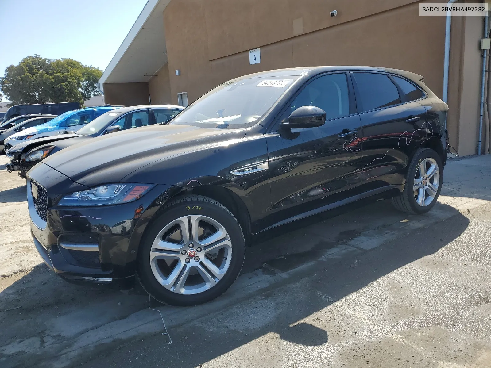 2017 Jaguar F-Pace R - Sport VIN: SADCL2BV8HA497382 Lot: 64019424