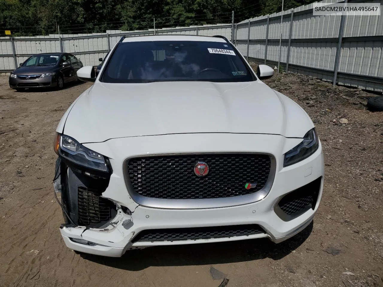 2017 Jaguar F-Pace S VIN: SADCM2BV1HA495647 Lot: 70648344