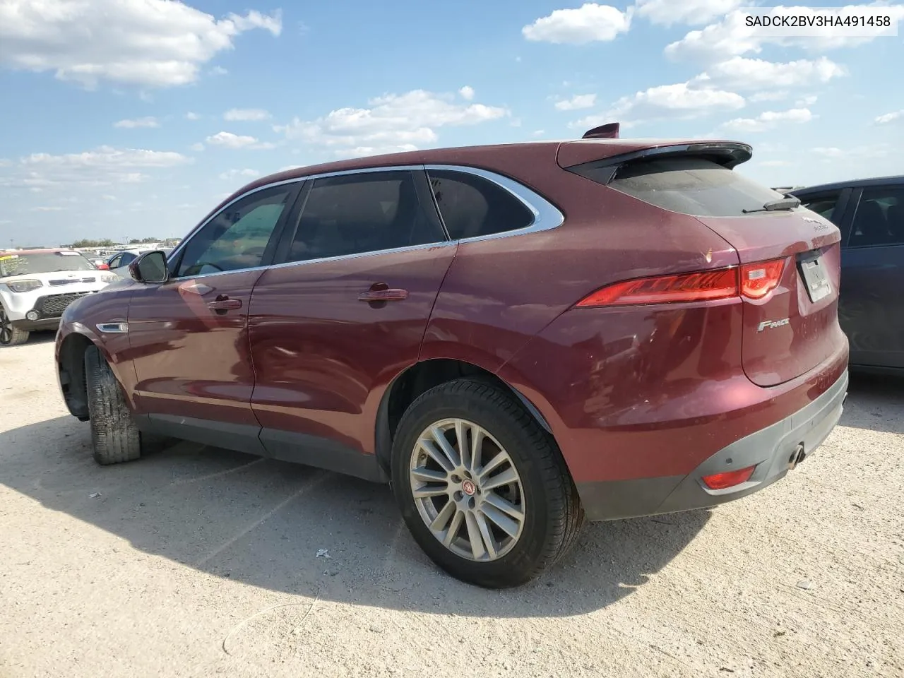 2017 Jaguar F-Pace Prestige VIN: SADCK2BV3HA491458 Lot: 74564404