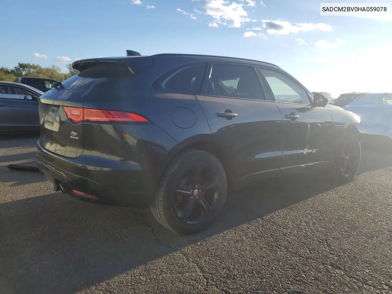 2017 Jaguar F-Pace S VIN: SADCM2BV0HA059078 Lot: 74965454