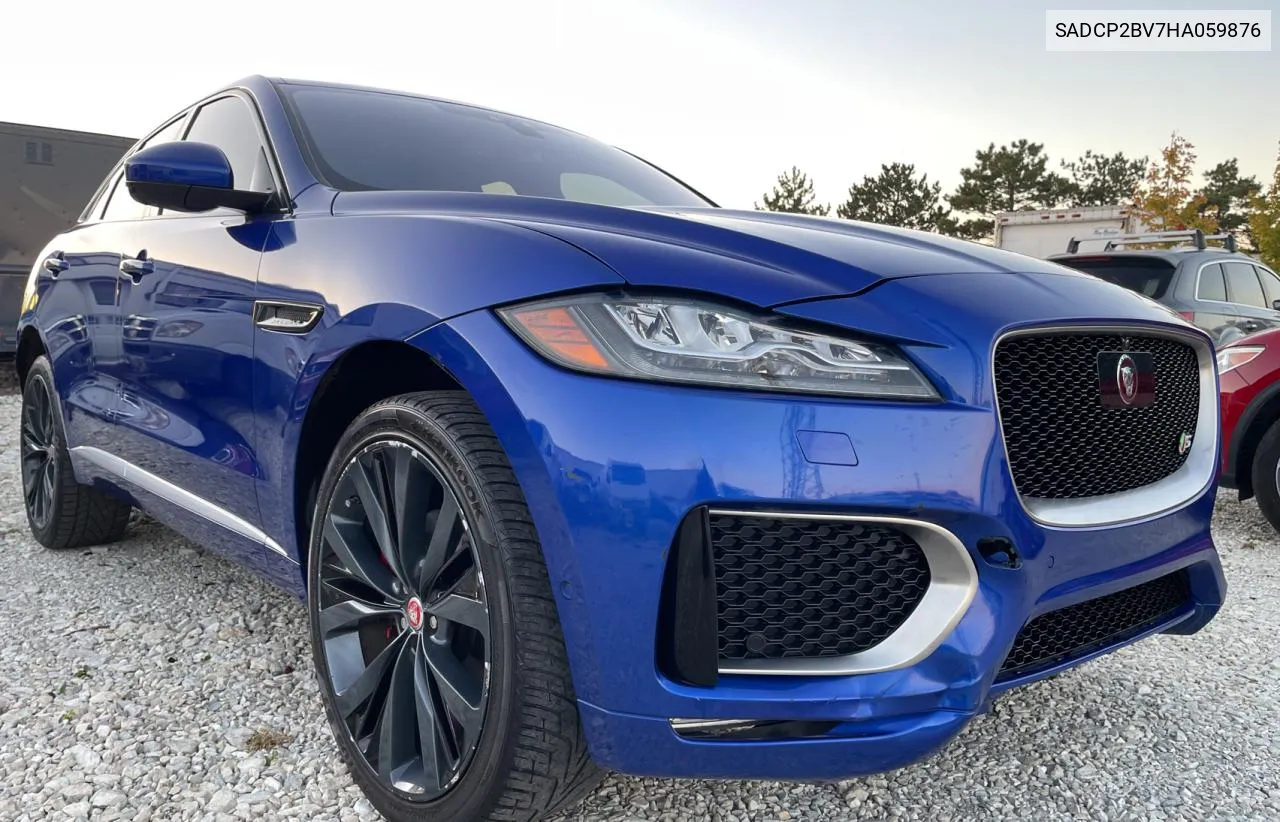 2017 Jaguar F-Pace First Edition VIN: SADCP2BV7HA059876 Lot: 75567304