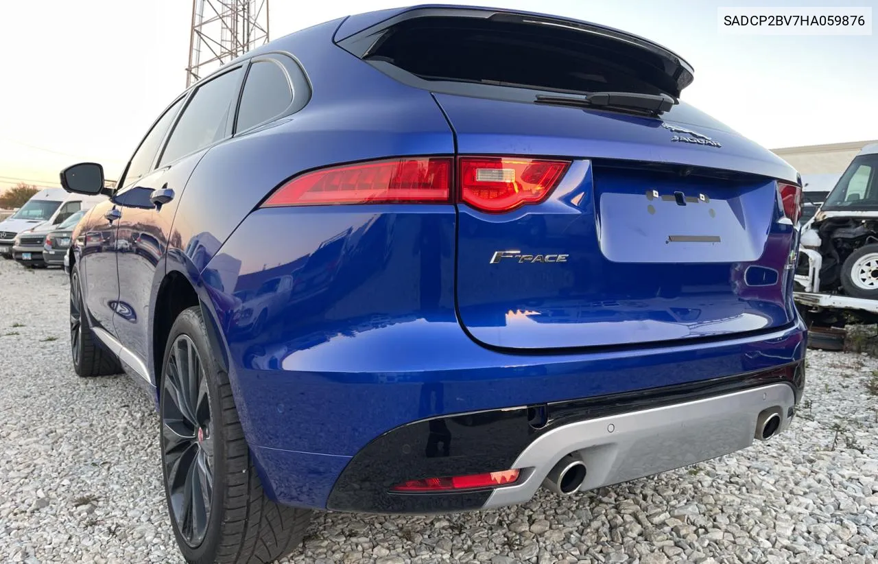 2017 Jaguar F-Pace First Edition VIN: SADCP2BV7HA059876 Lot: 75567304