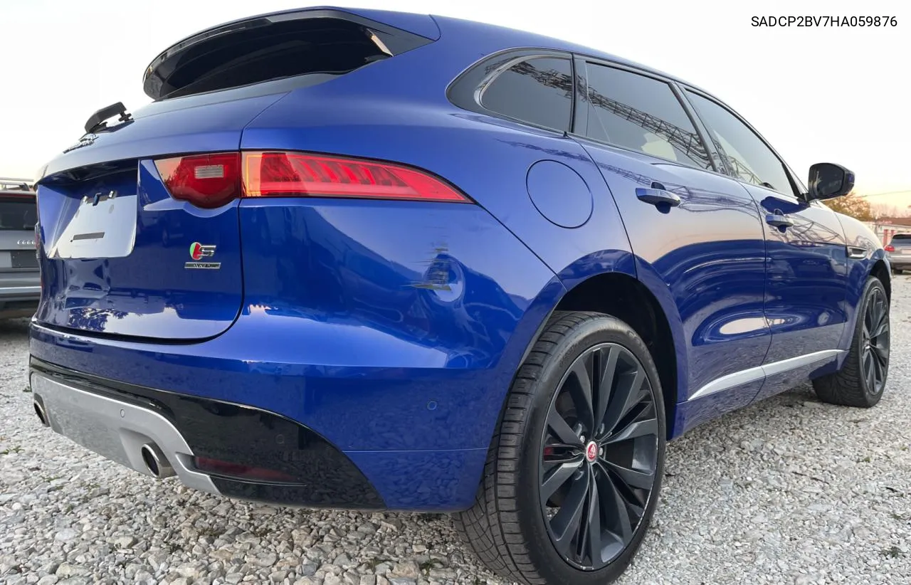 2017 Jaguar F-Pace First Edition VIN: SADCP2BV7HA059876 Lot: 75567304