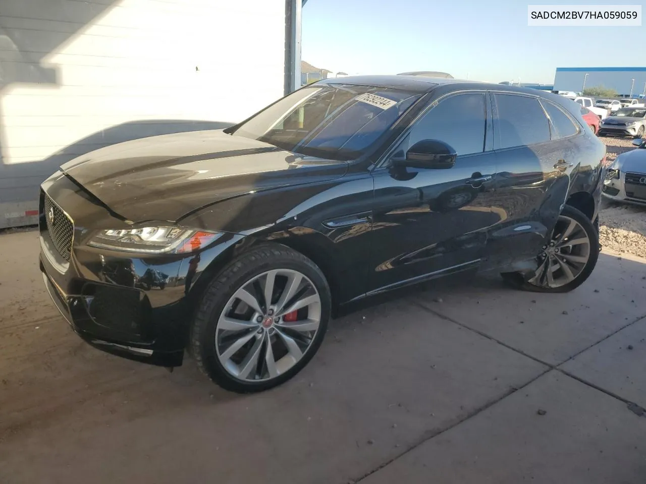 2017 Jaguar F-Pace S VIN: SADCM2BV7HA059059 Lot: 76292244