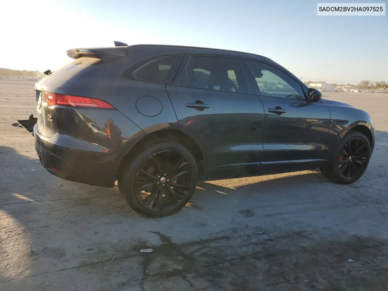 2017 Jaguar F-Pace S VIN: SADCM2BV2HA097525 Lot: 77759484