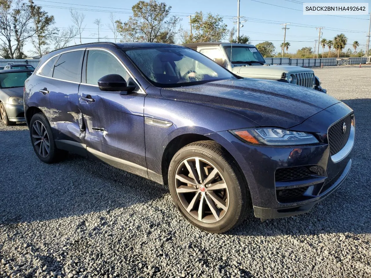 2017 Jaguar F-Pace Prestige VIN: SADCK2BN1HA492642 Lot: 79871884