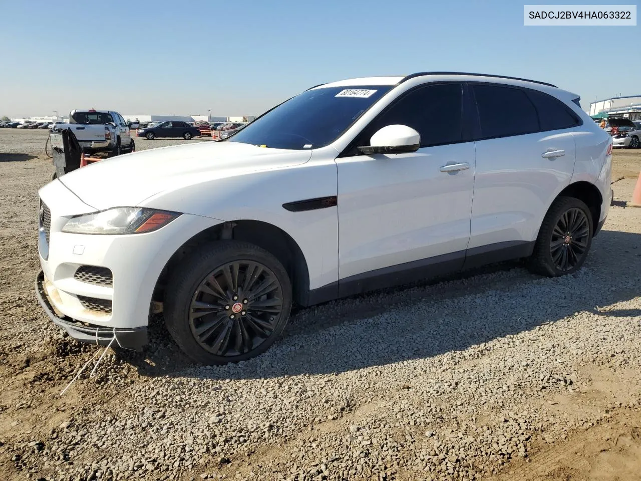 2017 Jaguar F-Pace Premium VIN: SADCJ2BV4HA063322 Lot: 80164774