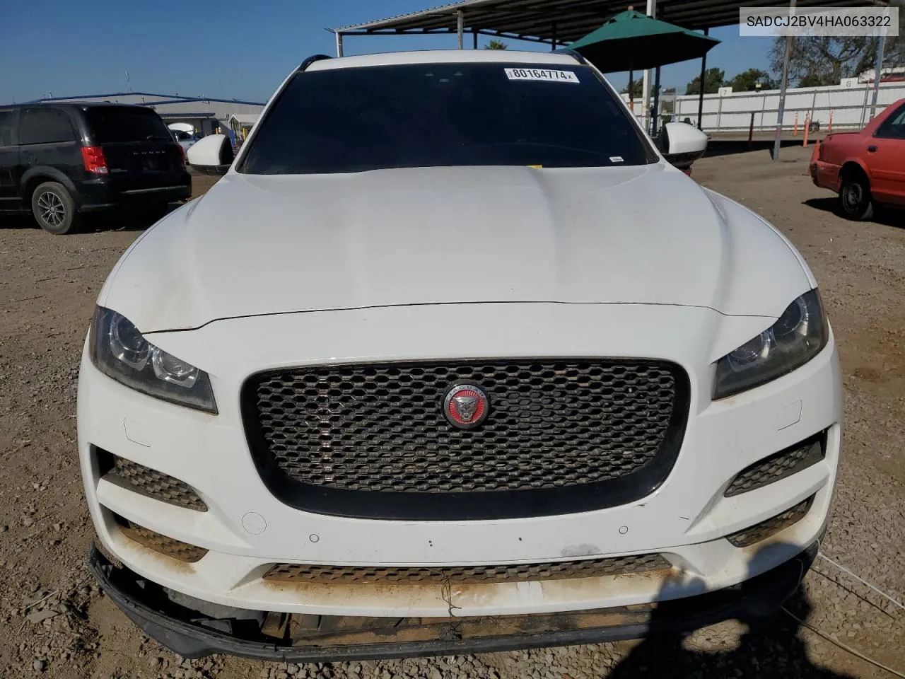 2017 Jaguar F-Pace Premium VIN: SADCJ2BV4HA063322 Lot: 80164774