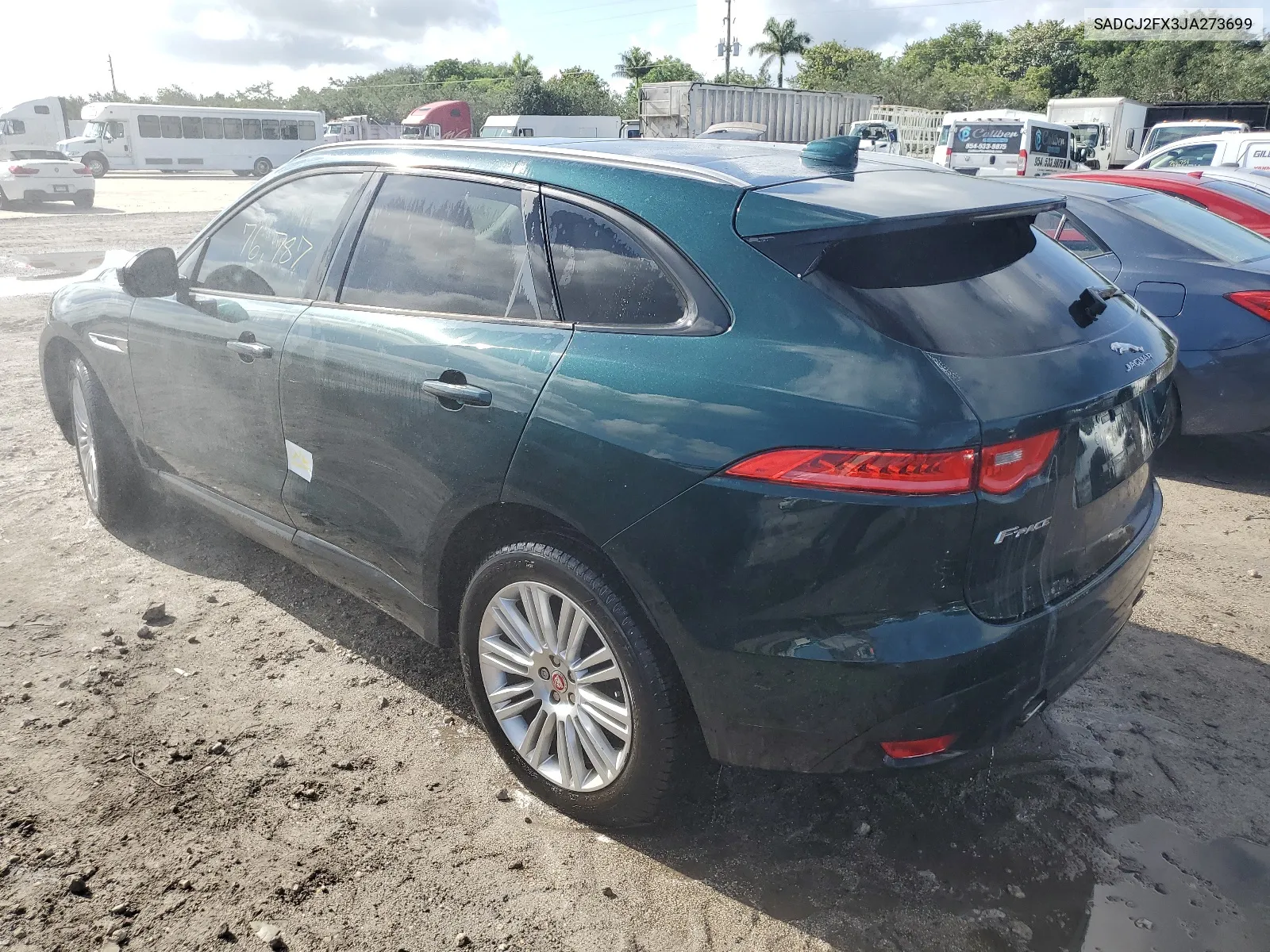 2018 Jaguar F-Pace Premium VIN: SADCJ2FX3JA273699 Lot: 60058574