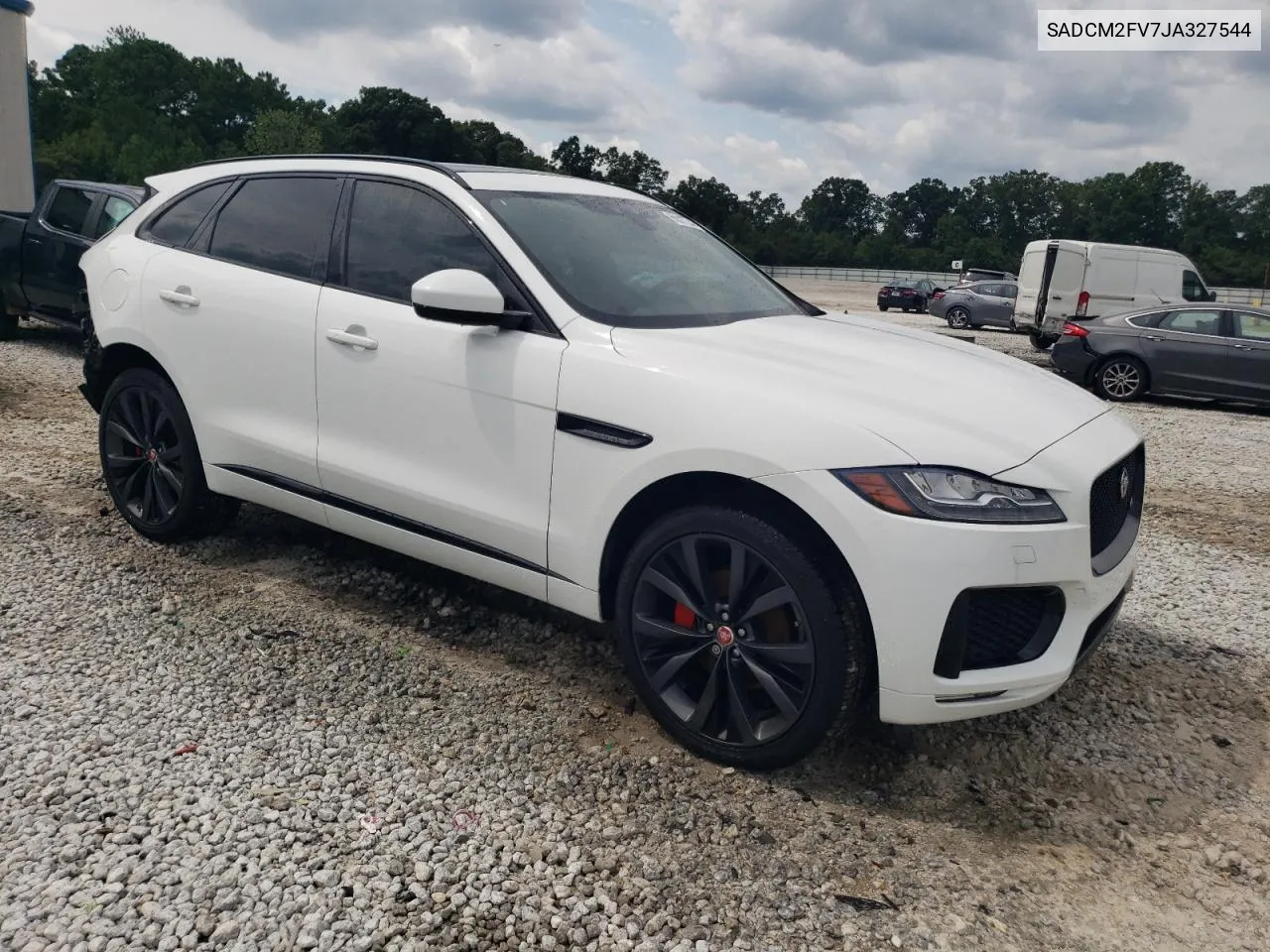 2018 Jaguar F-Pace S VIN: SADCM2FV7JA327544 Lot: 66311254