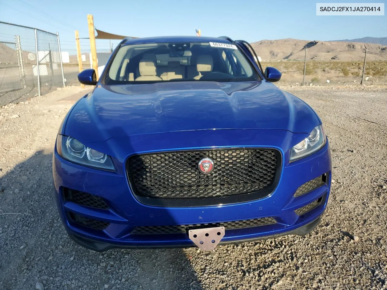 2018 Jaguar F-Pace Premium VIN: SADCJ2FX1JA270414 Lot: 66377324