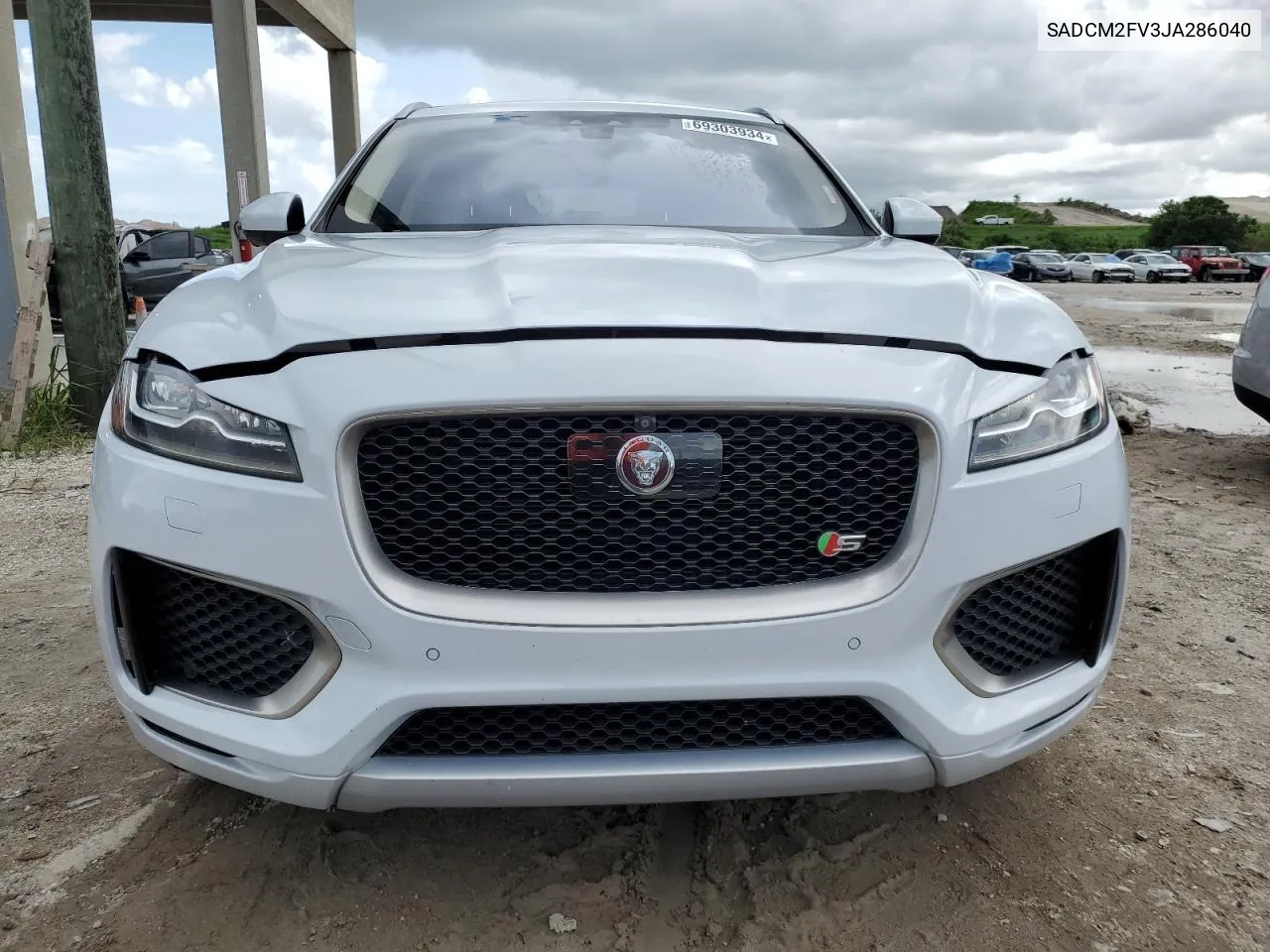 2018 Jaguar F-Pace S VIN: SADCM2FV3JA286040 Lot: 69303934