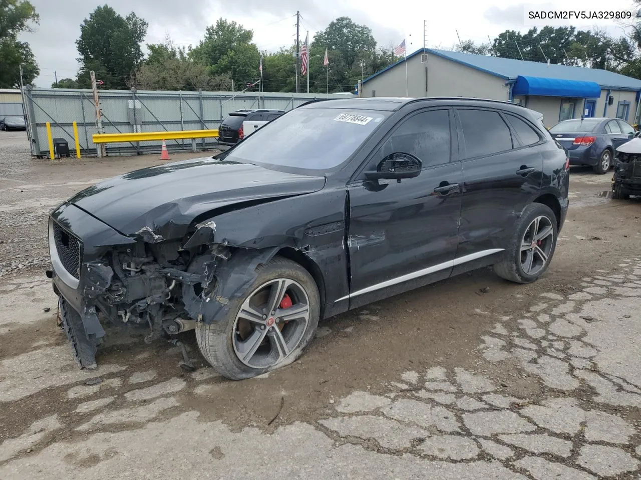 2018 Jaguar F-Pace S VIN: SADCM2FV5JA329809 Lot: 69778844