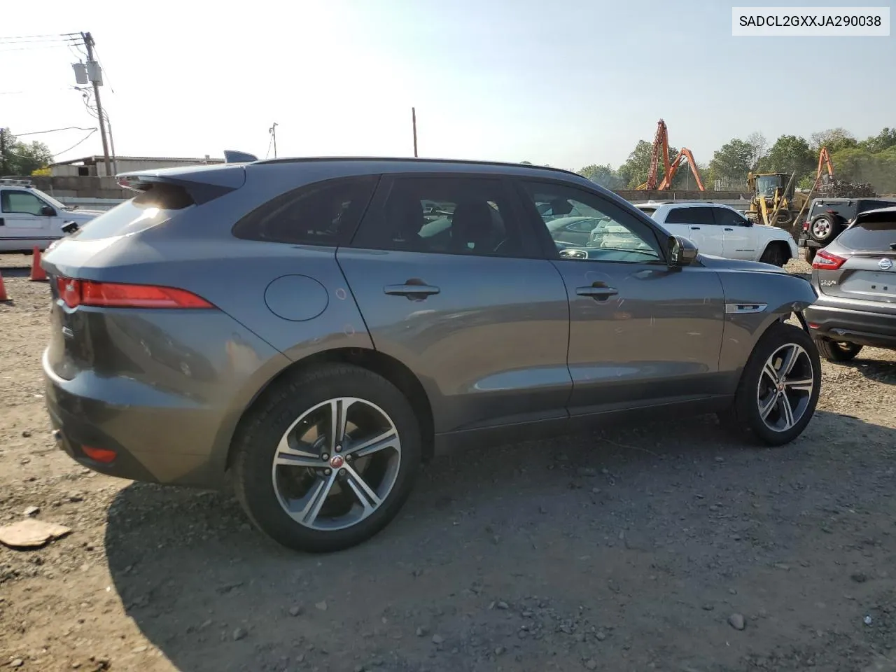 2018 Jaguar F-Pace R - Sport VIN: SADCL2GXXJA290038 Lot: 71338454