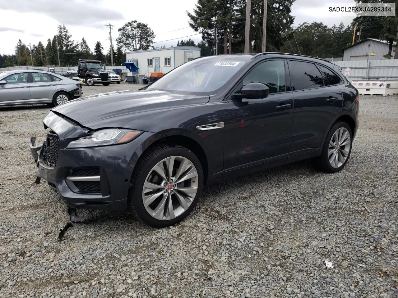 2018 Jaguar F-Pace R - Sport VIN: SADCL2FXXJA289344 Lot: 71959544