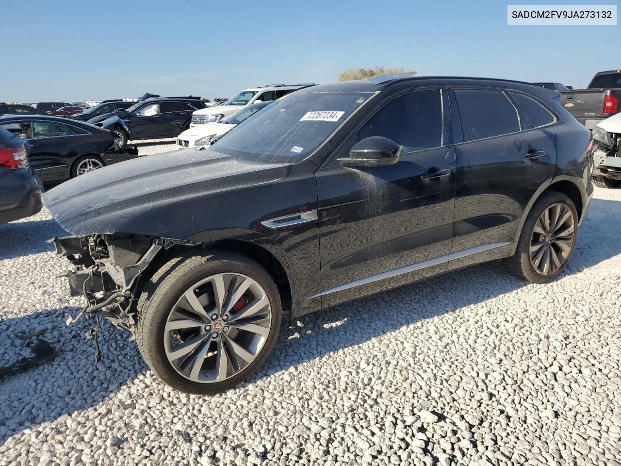 2018 Jaguar F-Pace S VIN: SADCM2FV9JA273132 Lot: 72267234